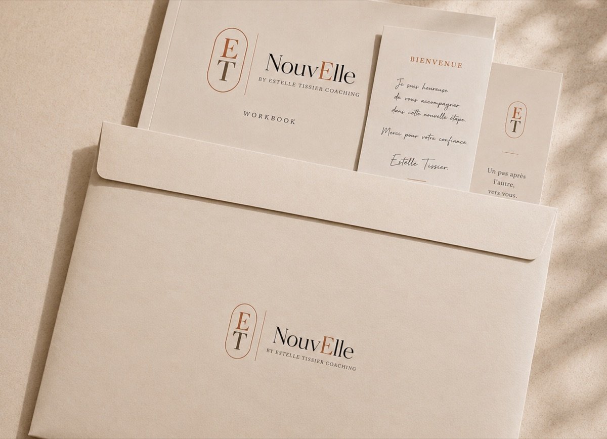 Coffret de bienvenue NouvElle® avec workbook et attentions